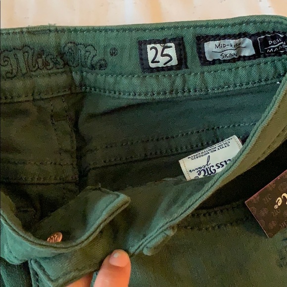 NWT!!✨ Green Miss Me Jeans 💚 - Picture 4 of 8